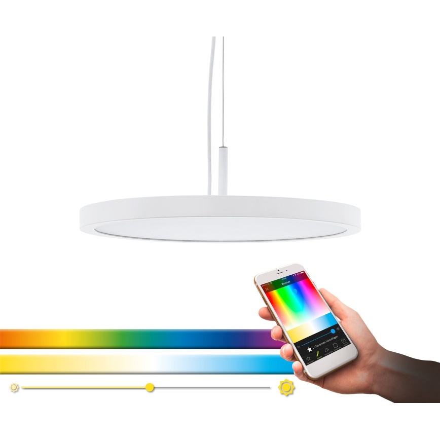 Eglo - LED RGB Prigušivi luster na sajli CERIGNOLA-C LED/21W/230V + DU