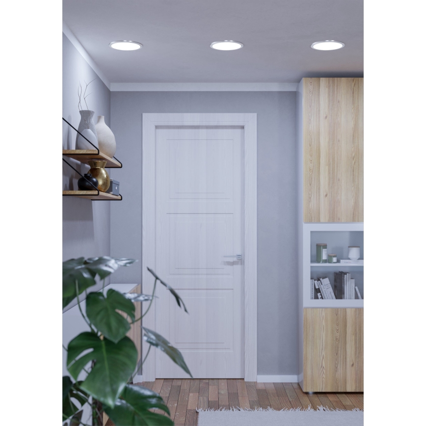 Eglo - LED Prigušiva ugradbena svjetiljka za kupaonicu LED/16,5W/230V IP44 ZigBee