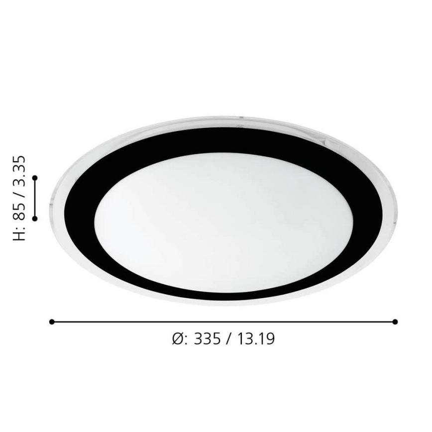 Eglo - LED Stropna svjetiljka LED/18W/230V