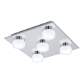Eglo - LED Prigušiva stropna svjetiljka za kupaonicu 5xLED/7,2W/ IP44