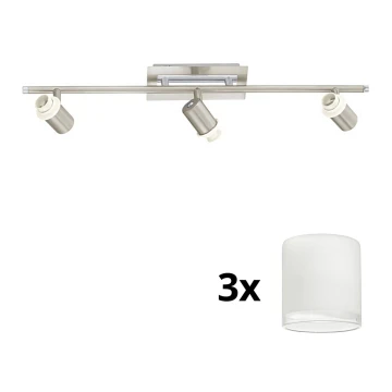 Eglo - LED Reflektorska svjetiljka MY CHOICE 3xE14/40W/230V krom/bijela