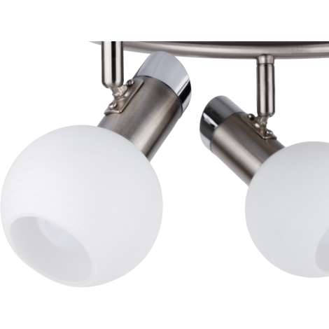 Eglo - LED Reflektorska svjetiljka MY CHOICE 3xE14/4W/230V  krom/bijela