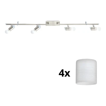 Eglo - LED Reflektorska svjetiljka MY CHOICE 4xE14/4W/230V  krom/bijela