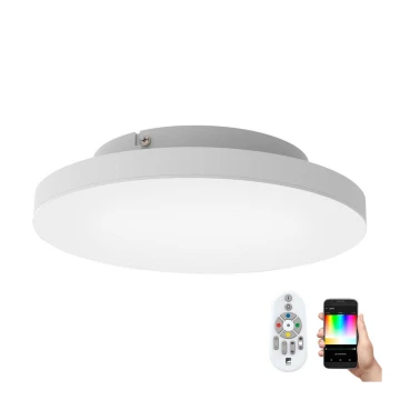 Eglo - LED RGB Prigušiva stropna svjetiljka TURCONA-C LED/15W/230V + DU