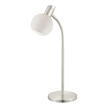 Eglo - LED Stolna lampa MY CHOICE 1xE14/4W/230V krom/bijela