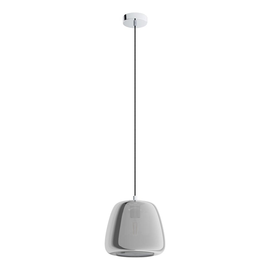 Eglo - Luster na sajli 1xE27/40W/230V pr. 26 cm siva