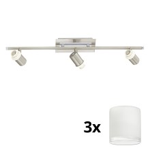 Eglo - Reflektorska svjetiljka MY CHOICE 3xE14/40W/230V krom/bijela