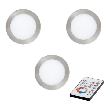 Eglo - SET 3x LED Prigušiva ugradbena svjetiljka TINUS LED/11W/230V + DU