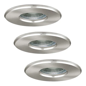 Eglo - SET 3x LED Svijetiljka za kupaonicu IGOA 1xLED/3,3W/230V IP44