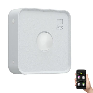 Eglo - Vanjski senzor pokreta CONNECT SENSOR 12 m 3xAA bijeli IP44