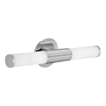 EGLO - Zidna svjetiljka za kupaonicu 2xE14/40W bijelo opalno staklo IP44