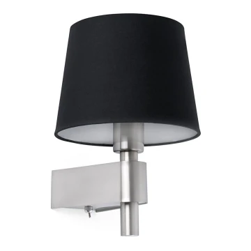 FARO 29975 - Zidna lampa ROOM 1xE27/15W/230V crna