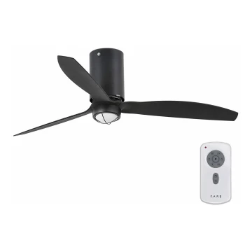 FARO 32043WP-10 - LED Stropni ventilator MINI TUBE FAN LED/16W/230V Wi-Fi crna + daljinski upravljač