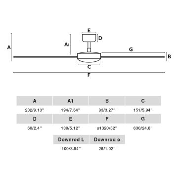 FARO 34290WP - Stropni ventilator CRUISER L bijela pr. 132 cm SMART + daljinski upravljač