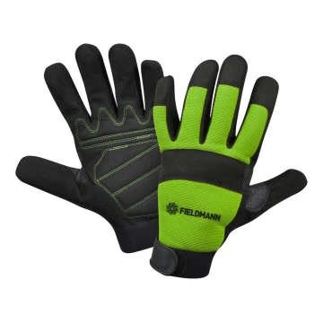 Fieldmann - Radne rukavice XL crna/zelena