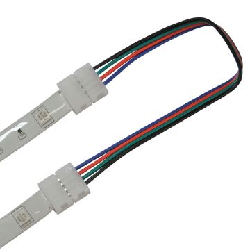 Fleksibilni dvostrani konektor za RGB LED trake 4pin 10 mm