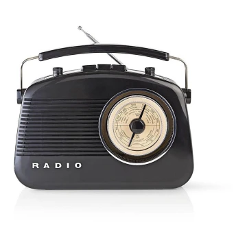 FM Radio 4,5W/230V crna