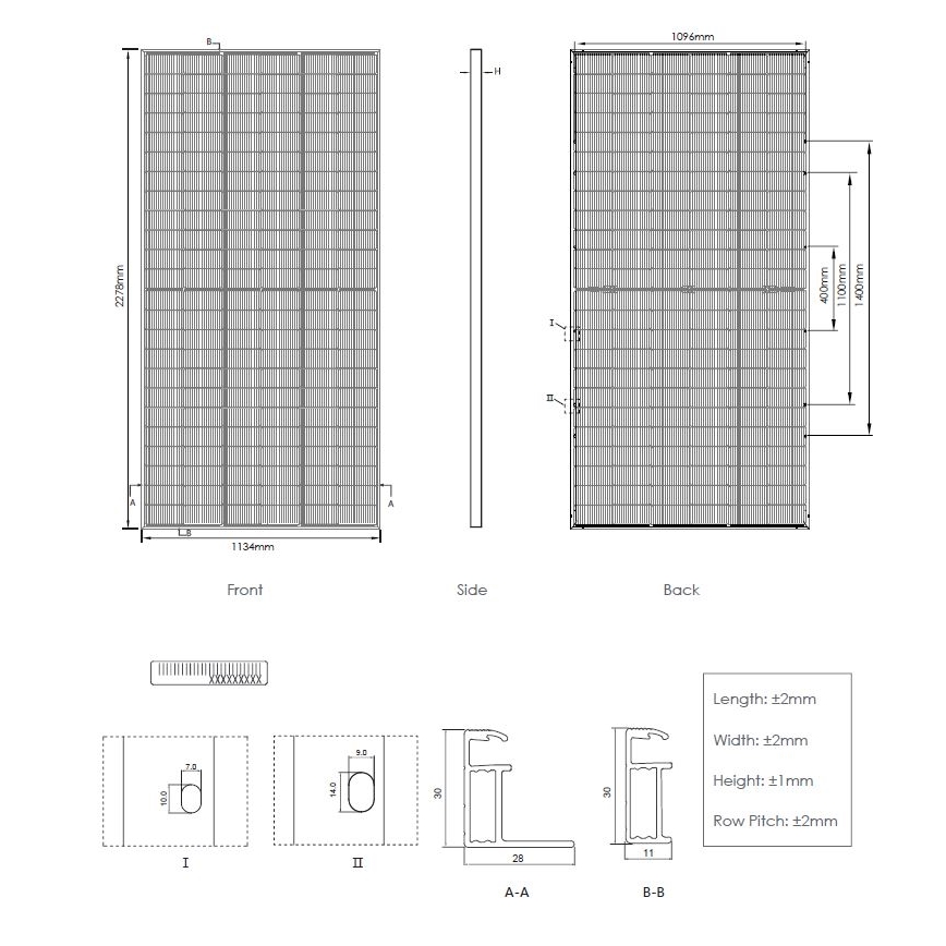 Fotonaponski solarni panel JINKO 580Wp IP68 Half Cut bifacijalni - paleta 36 kom