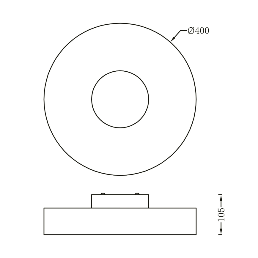 Globo - LED Stropna svjetiljka LED/24W/230V