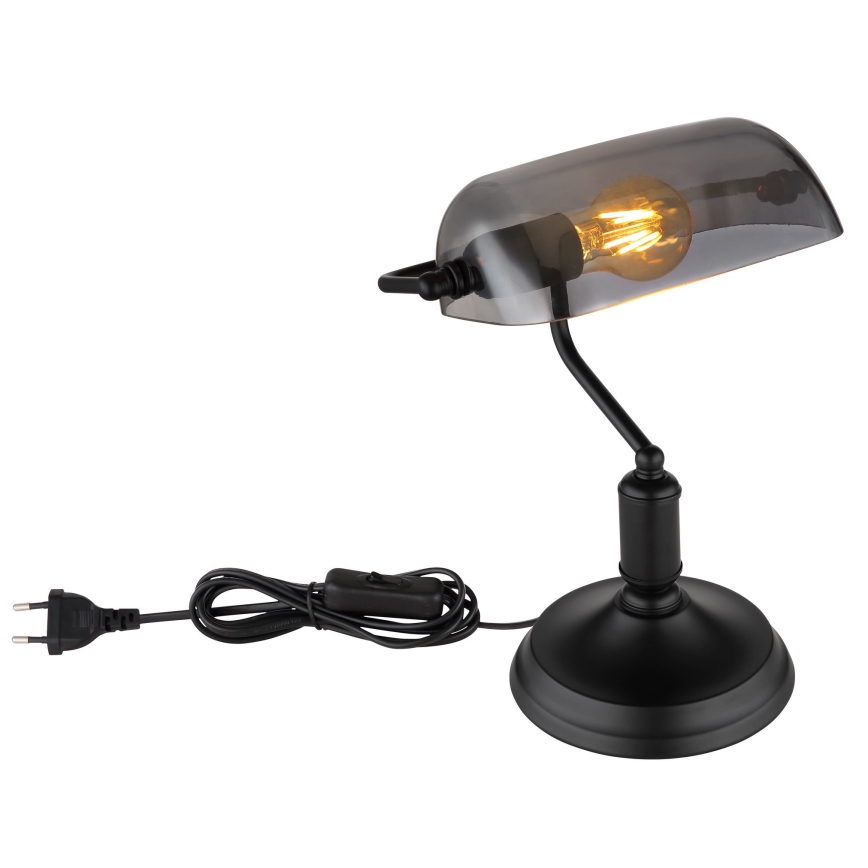 Globo - Stolna lampa 1xE27/60W/230V crna