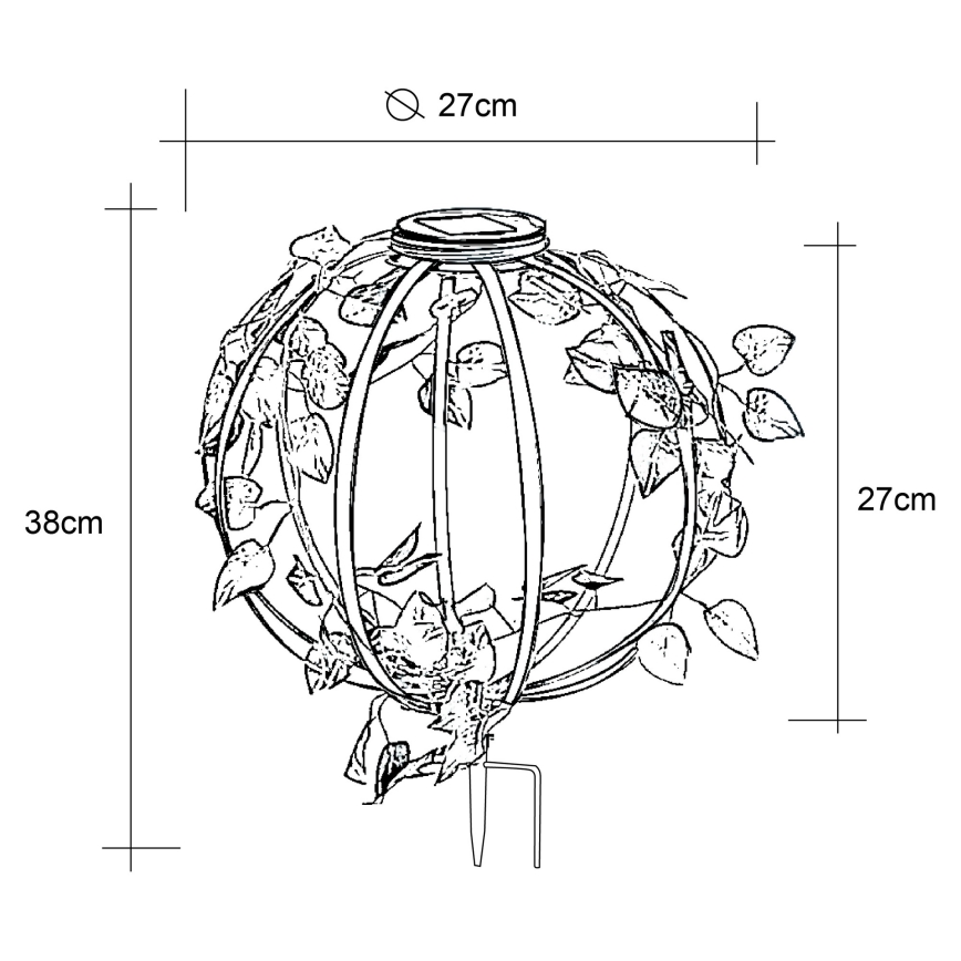 Globo - LED Solarna svjetiljka LED/0,06W/1,2V IP44