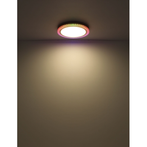 Globo - LED RGBW Prigušiva stropna svjetiljka LED/20W/230V 2700-6500K + daljinski upravljač