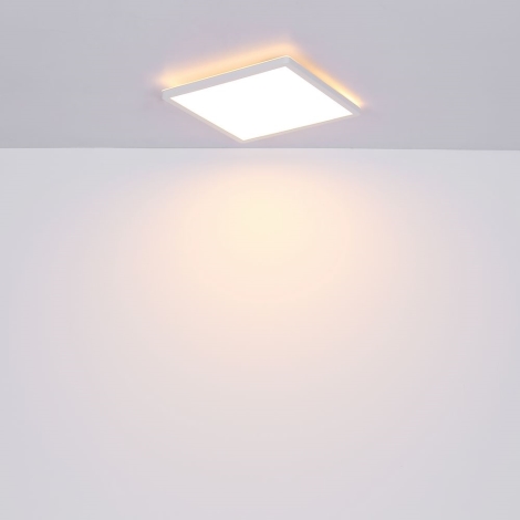 Globo - LED Prigušiva stropna svjetiljka za kupaonicu LED/24W/230V 42x42 cm IP44 bijela