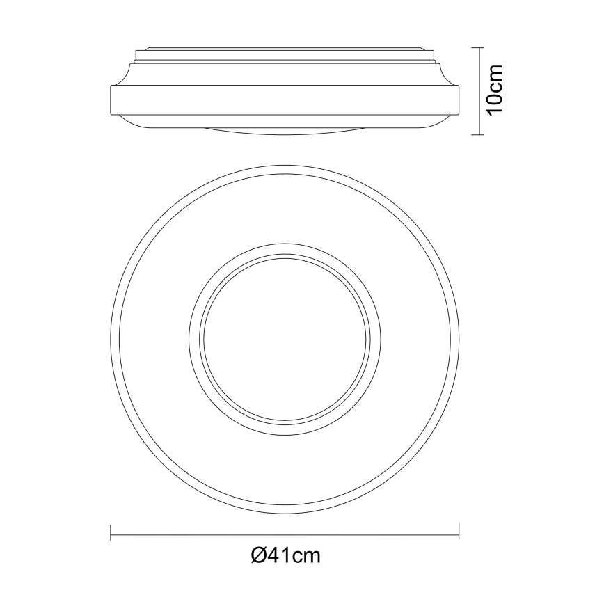 Globo - LED Stropna svjetiljka LED/24W/230V