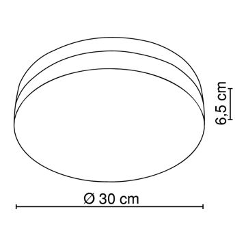 Globo - Stropna svjetiljka 3xE27/40W/230V