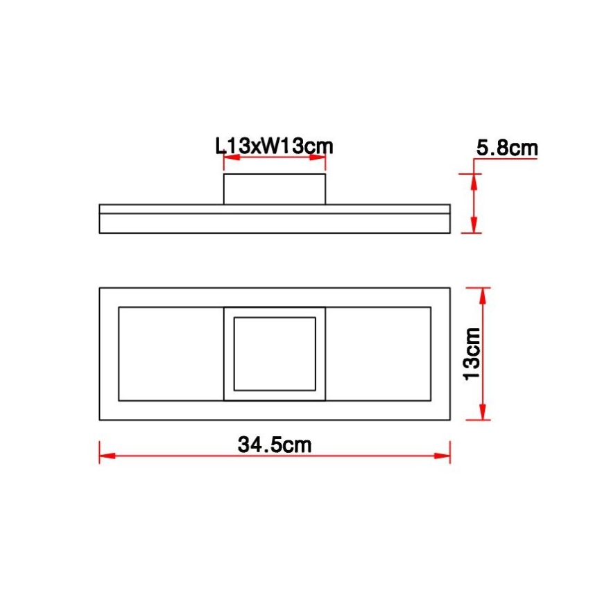 Globo - LED Stropna svjetiljka LED/12W/230V