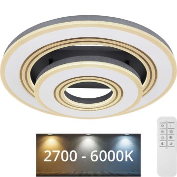 Globo - LED Prigušiva stropna svjetiljka LED/50W/230V 2700-6000K + daljinski upravljač