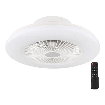 Globo - LED Prigušiva stropna svjetiljka s ventilatorom LED/30W/230V 3000-6500K + daljinski upravljač