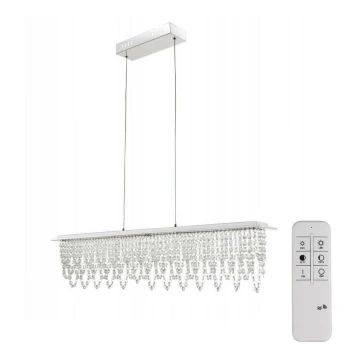 Globo - LED Prigušivi kristalni luster na sajli LED/24W/230V 3000-6000K + daljinski upravljač