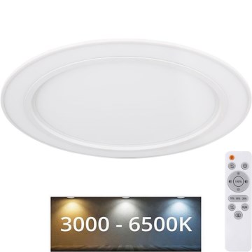 Globo - LED RGBW Prigušiva stropna svjetiljka LED/45W/230V + LED/20W/230V 3000-6500K + daljinski upravljač