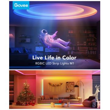 Govee - M1 PRO PREMIUM Smart RGBICW+ LED traka 2m Wi-Fi Matter