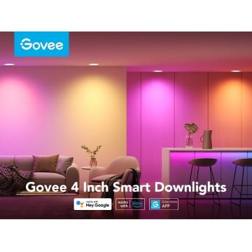 Govee - SET 2x LED RGBWW Ugradbena svjetiljka LED/11W/230V Smart 2700-6500K