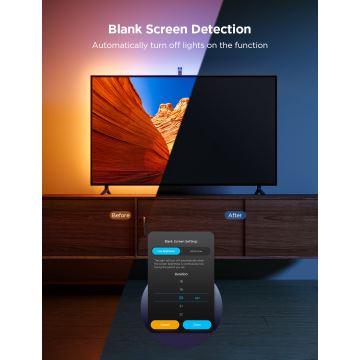 Govee - TV Backlight 3 Lite TV 75-85" SMART LED pozadinsko osvjetljenje RGBICW Wi-Fi IP67 + daljinski upravljač