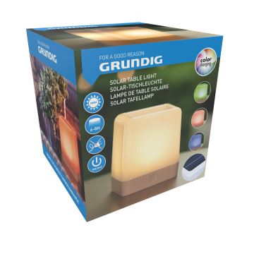 Grundig - LED RGB Solarna lampa LED/3,7V
