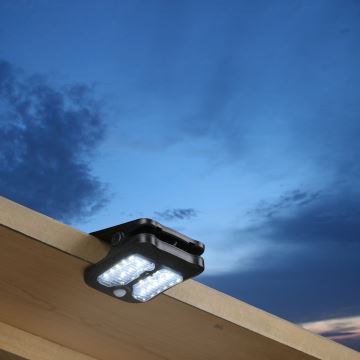 Grundig - LED Solarna svjetiljka sa senzorom CLIP-ON LED/4W/3,7V IP44