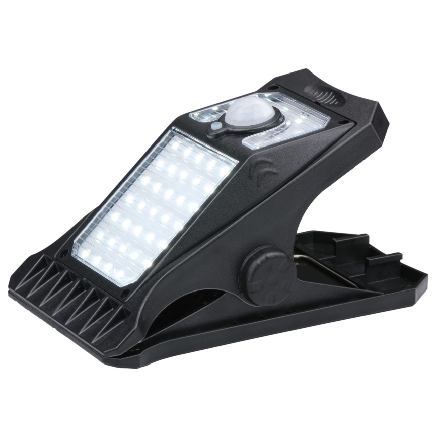 Grundig - LED Solarna svjetiljka sa senzorom CLIP-ON LED/9W/3,7V IP44