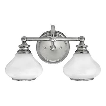 Hinkley - LED Zidna svjetiljka za kupaonicu AINSLEY 2xG9/3W/230V IP44 krom