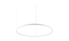 Ideal Lux - LED Luster na sajli ORACLE LED/55W/230V pr. 90 cm bijela