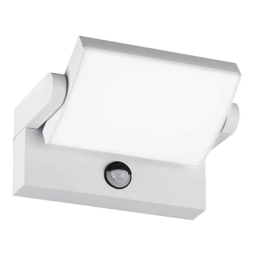 Ideal Lux - LED Vanjska zidna svjetiljka sa senzorom SWIPE LED/20,5W/230V IP54 bijela