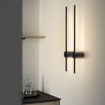 Ideal Lux - LED Zidna svjetiljka ESSENCE LED/11W/230V crna