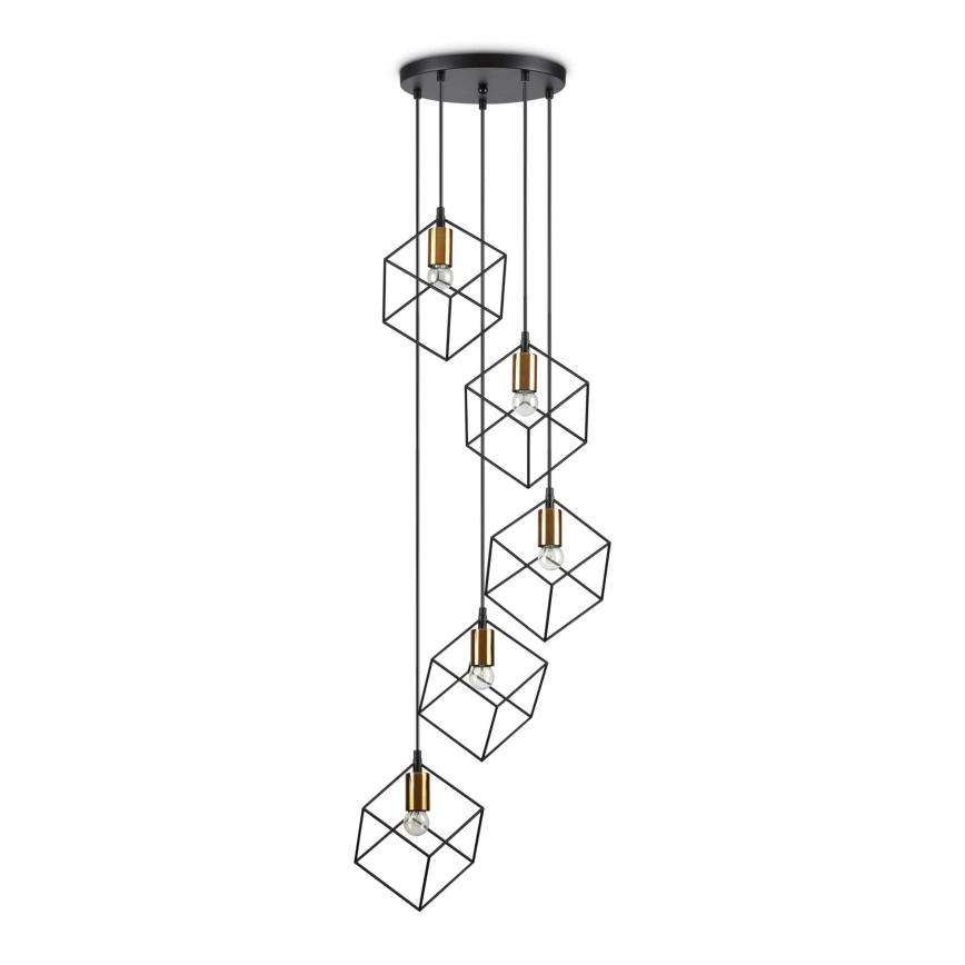 Ideal Lux - Luster na sajli ICE 5xE27/60W/230V