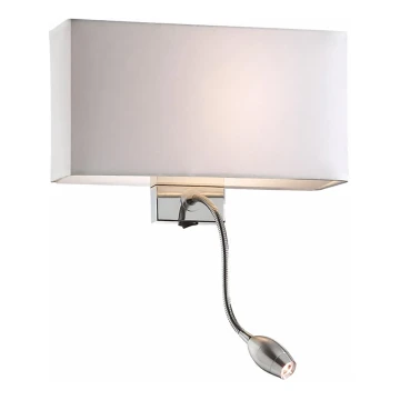 Ideal Lux - Zidna svjetiljka 1xE27/60W/230V + 1x1W/LED