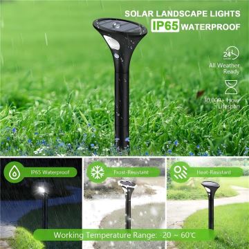 LED Solarna lampa sa senzorom LED/1W/3,7V 6000K IP65