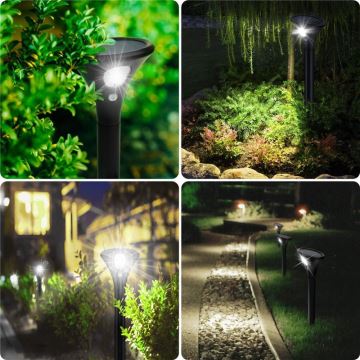 LED Solarna lampa sa senzorom LED/1W/3,7V 6000K IP65