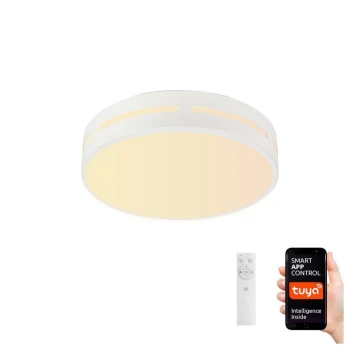 Immax NEO 07153-W50 - LED Prigušiva stropna svjetiljka NEO LITE PERFECTO LED/48W/230V Wi-Fi Tuya bijela + daljinski upravljač