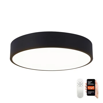 Immax NEO 07201L - LED Prigušiva stropna svjetiljka RONDATE LED/28W/230V crna Tuya + daljinski upravljač